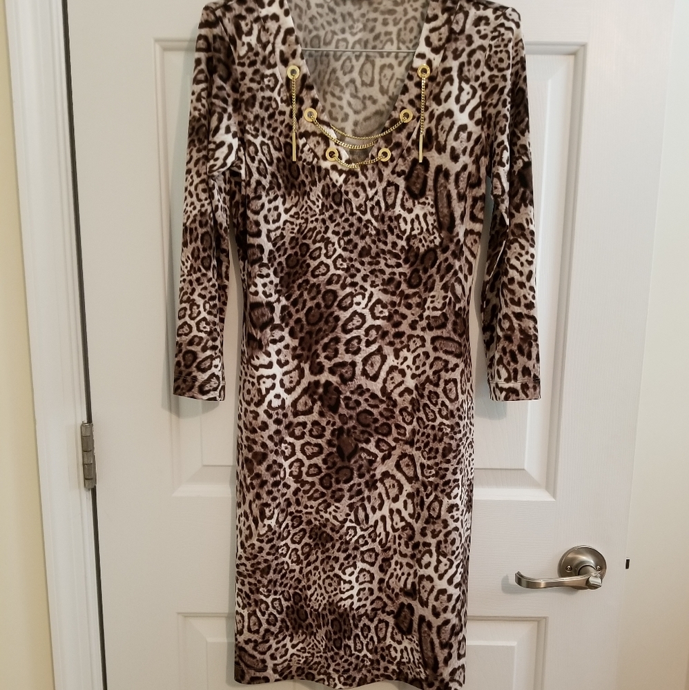 Calvin Klein Animal Print Dress